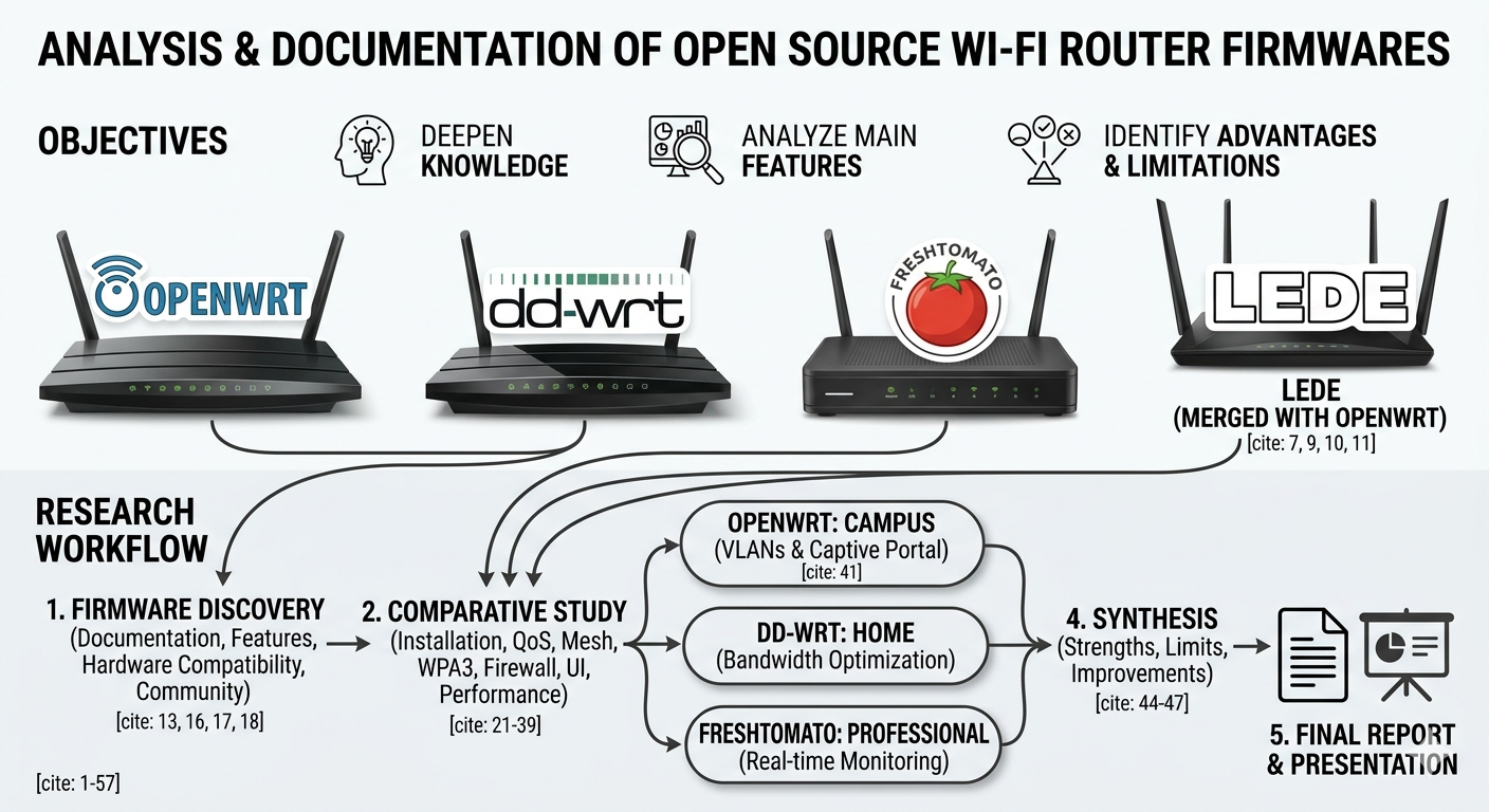 Open-source router firmware